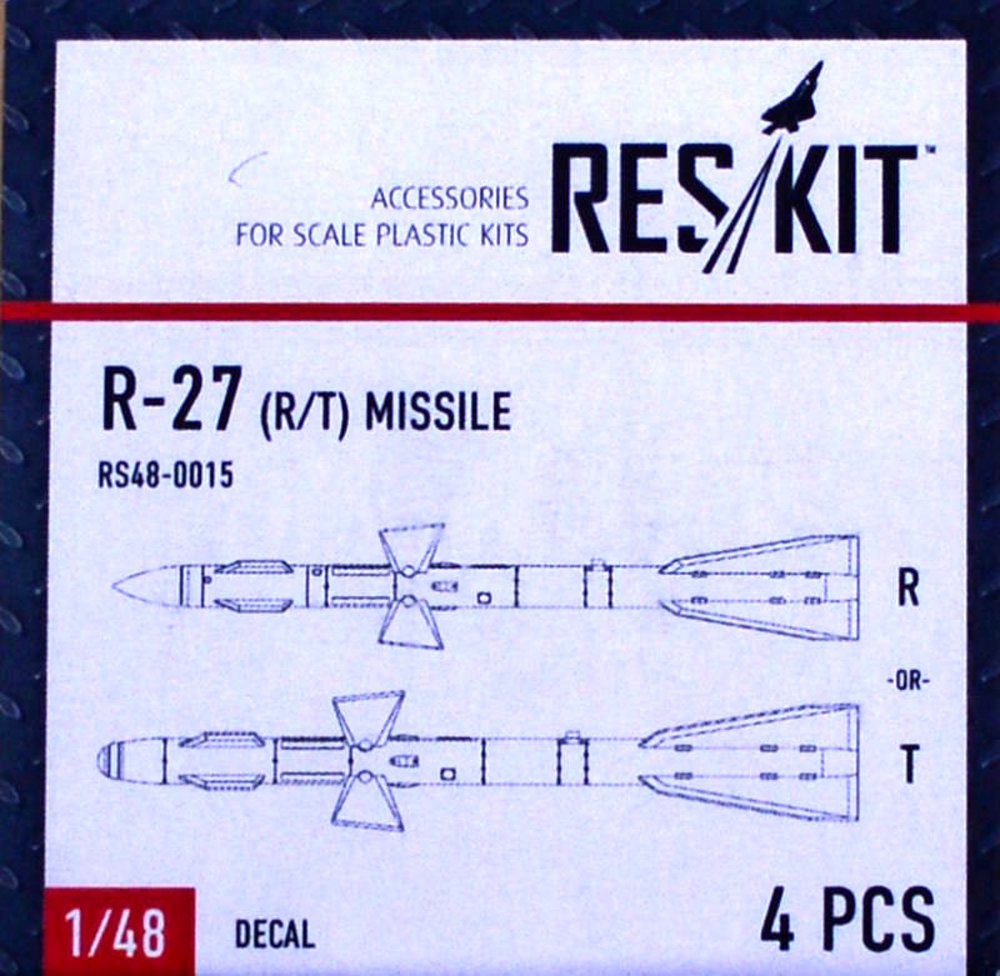 1/48 R-27 R/T Soviet Missile (4 pcs.)