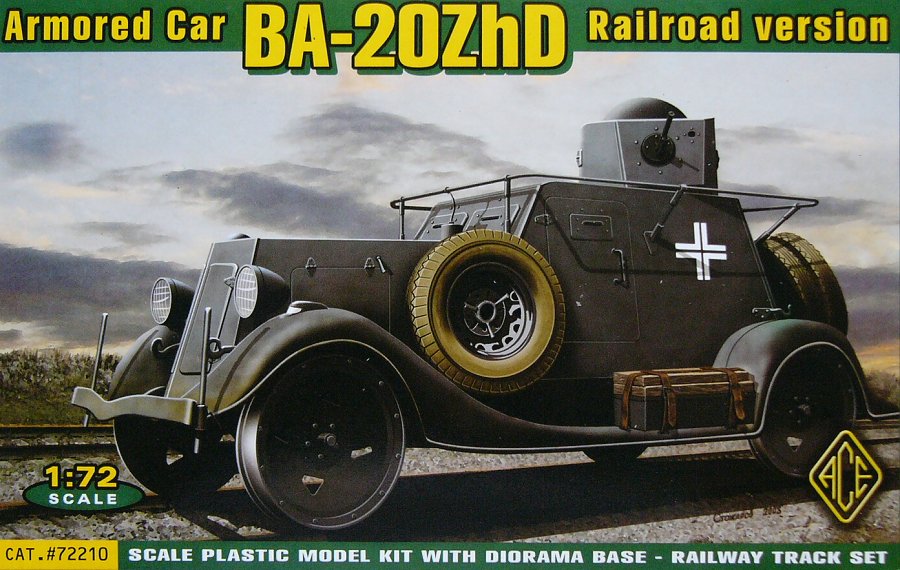 1/72 BA-20M ZhD Armored Car (railroad version)