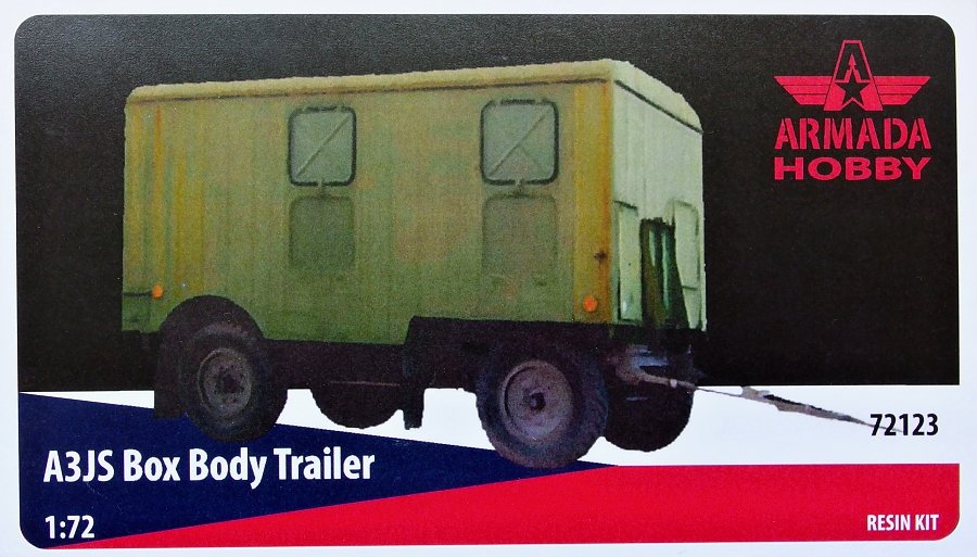 1/72 A3JS Box Body Trailer (resin kit)
