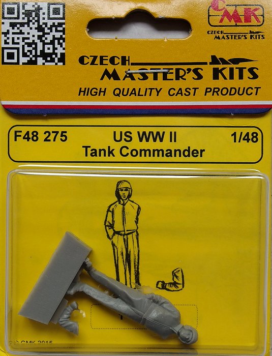 1/48 US Tank Commander WWII (1 fig.)