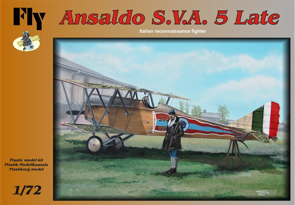 1/72 Ansaldo SVA 5 Late (Italian Reconn.Fighter)
