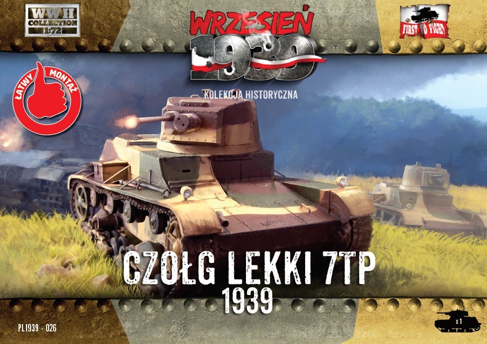 1/72 Light Tank 7TP 1939