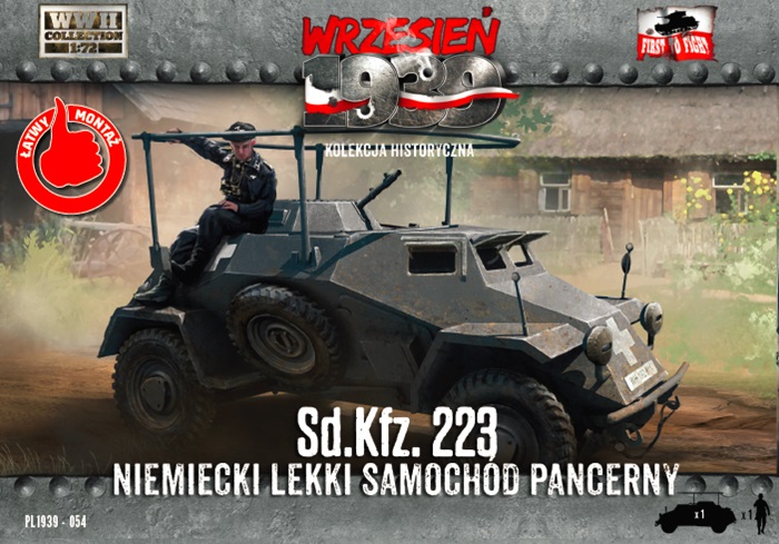 1/72 Sd.Kfz. 223 Armored radio vehicle