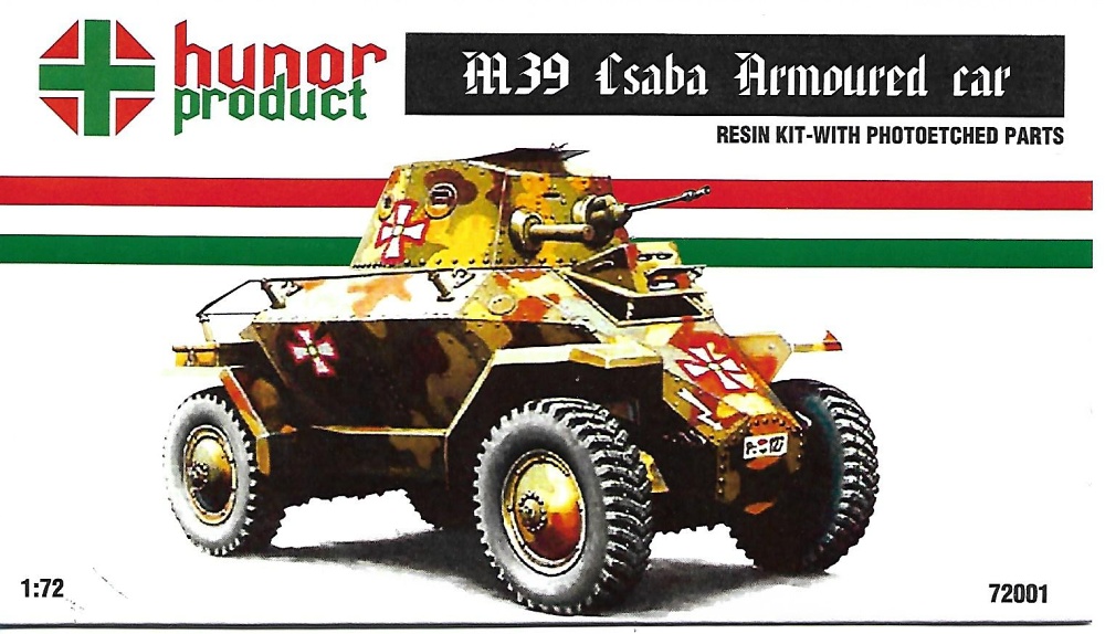 1/72 39M Csaba Armoured Car (resin kit+PE)