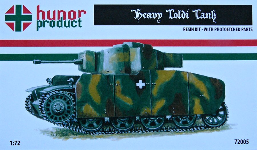 1/72 Heavy Toldi Tank (resin kit w/ PE)