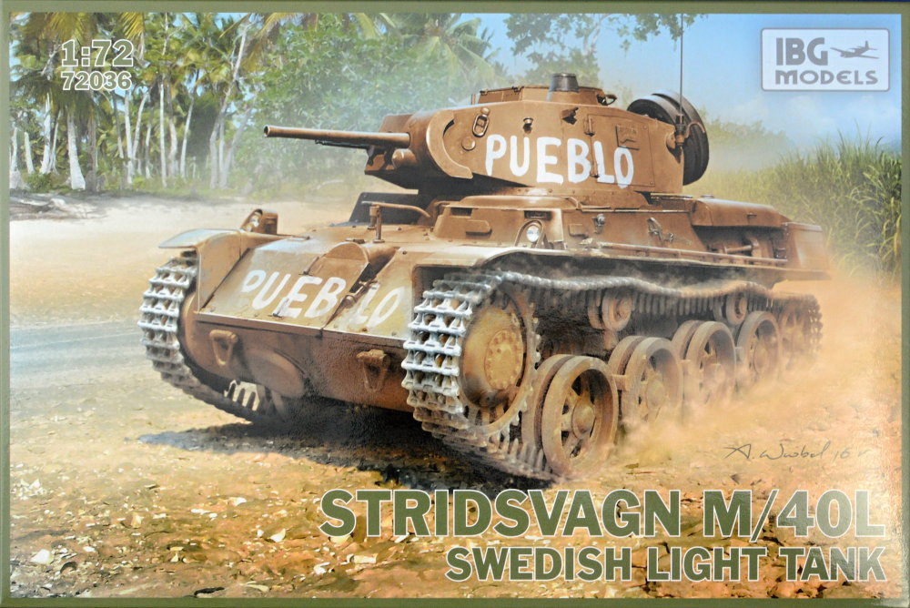 1/72 STRIDSVAGN M/40L - Swedish Light Tank
