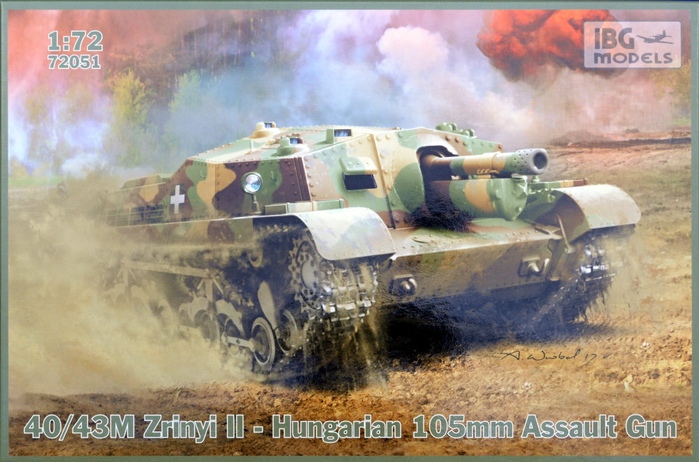1/72 40/43M Zrinyi II Hungarian 105mm Assault Gun