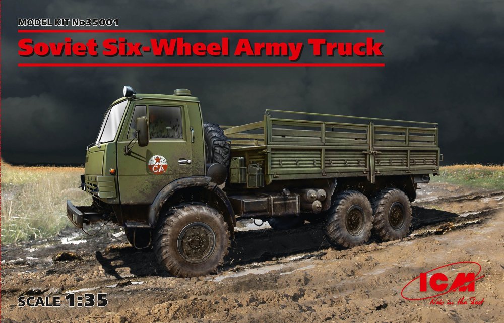1/35 Soviet Six-Wheel Army Truck (5 decal vers.)