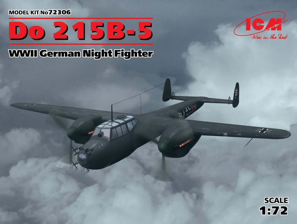 1/72 Dornier Do 215B-5 German WWII Night Fighter