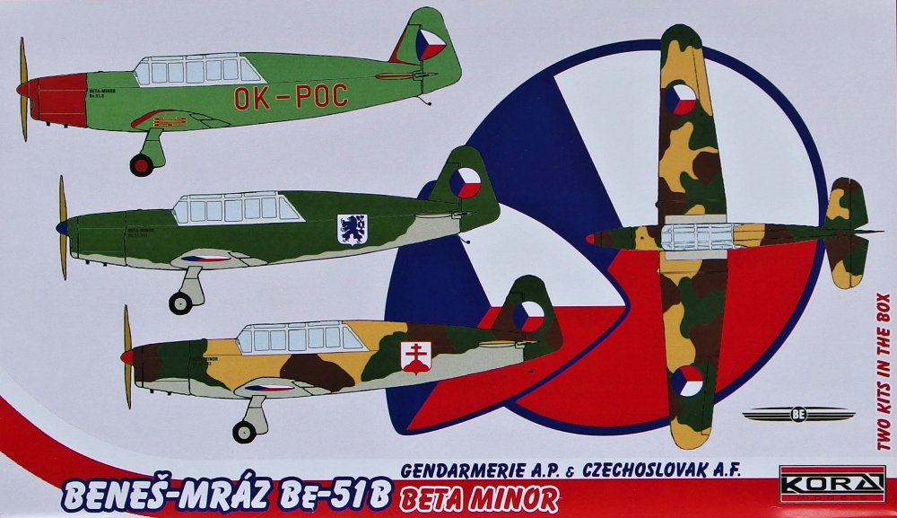 1/72 Benes-Mraz Be-51B - military (2 resin kits)