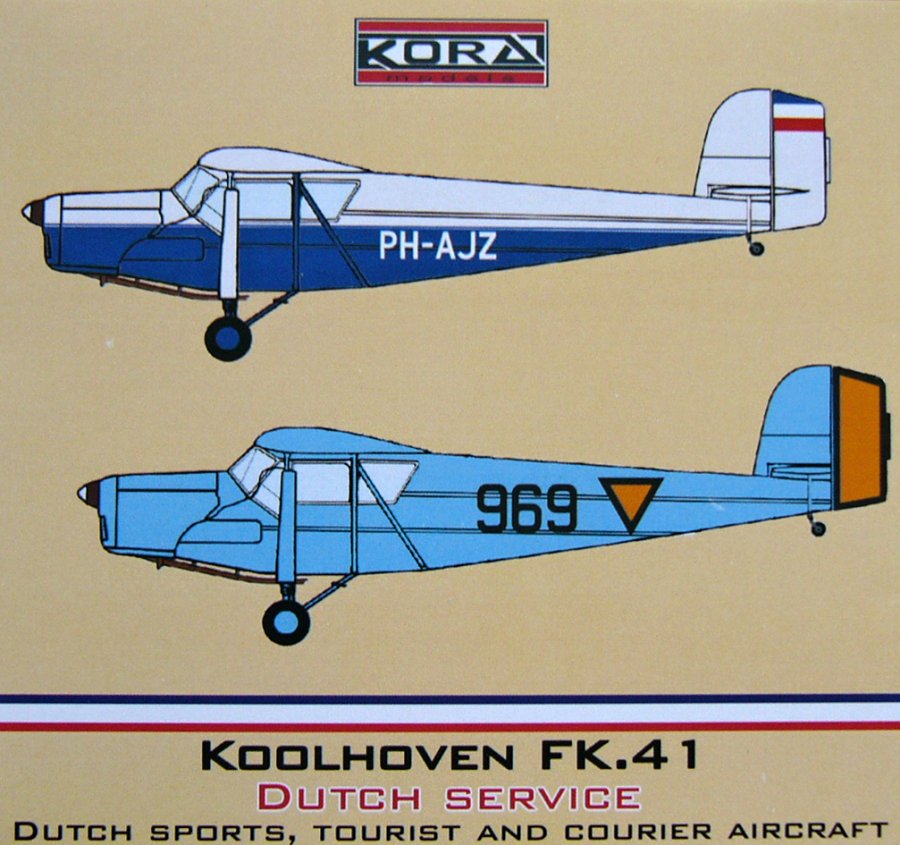 1/72 Koolhoven FK.41 (Dutch Service)