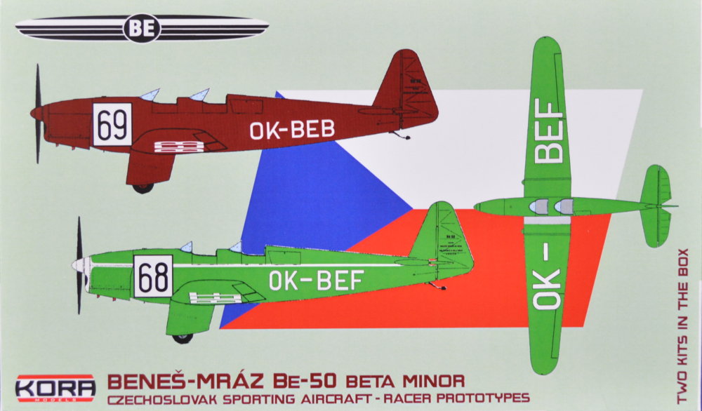 1/72 Be-50 Beta Minor (Racer Prototypes) 2-in-1