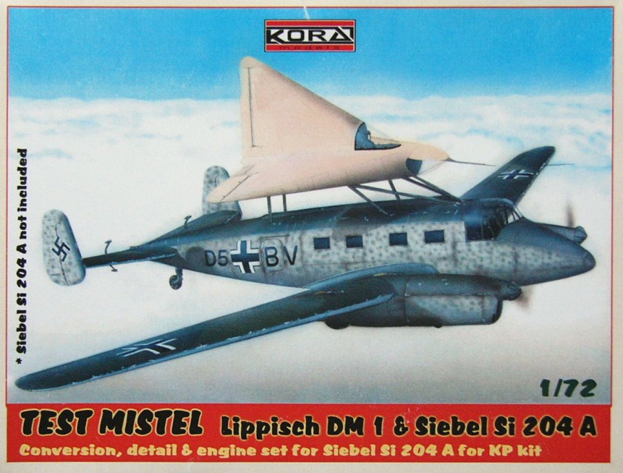 1/72 Test MISTEL Lippisch DM 1 & Si-204A Conv.Set