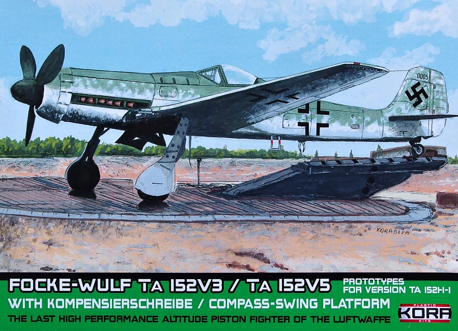 1/72 Focke-Wulf Ta 152V3/V5 & Compass-Swing Platf.
