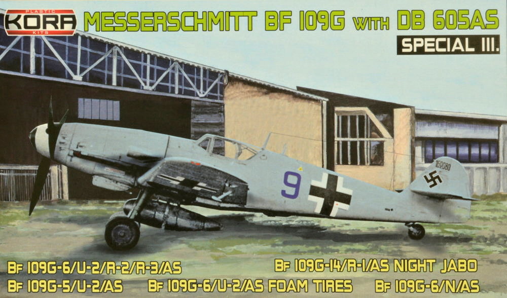 1/72 Bf 109G with DB 605AS - Special III.