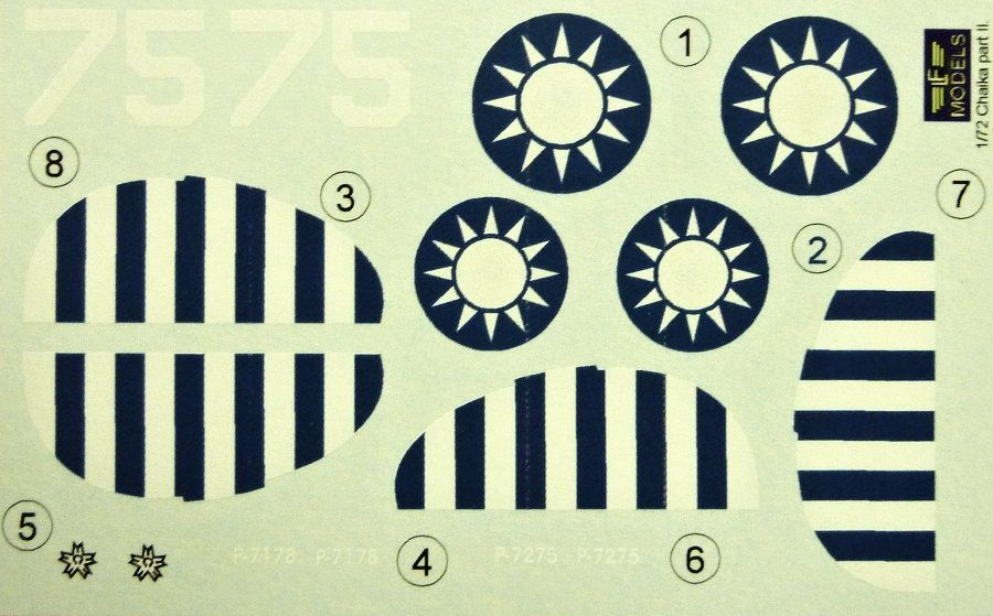 1/72 Decals for I-152/153 Chaika (China) Part I.