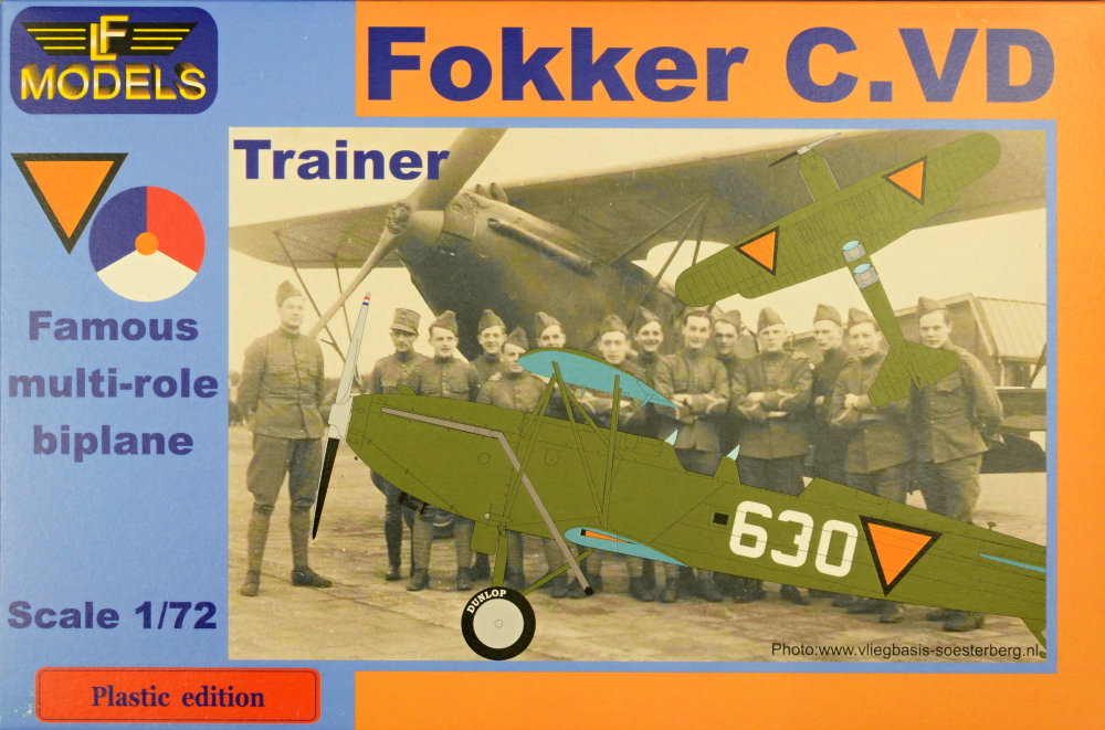 1/72 Fokker C.VD Holland - Trainer (4x camo)