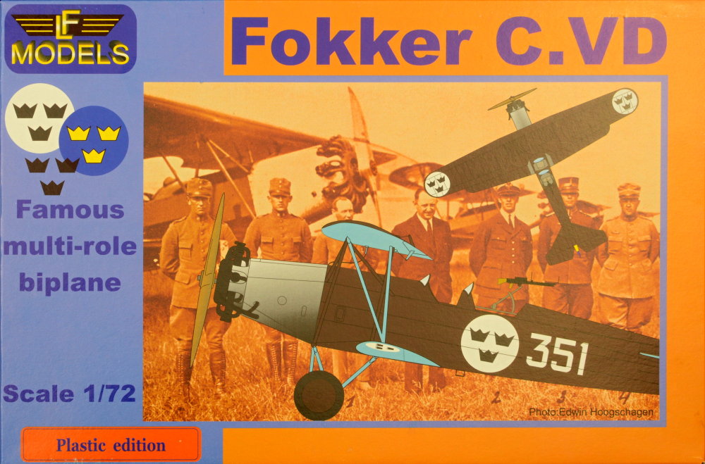 1/72 Fokker C.VD - Sweden (4x camo)
