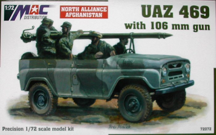 1/72 UAZ-469 with 106mm gun