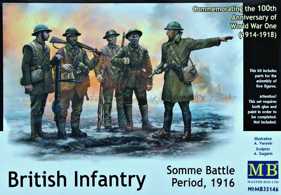1/35 British Infantry, Somme Battle Period 1916