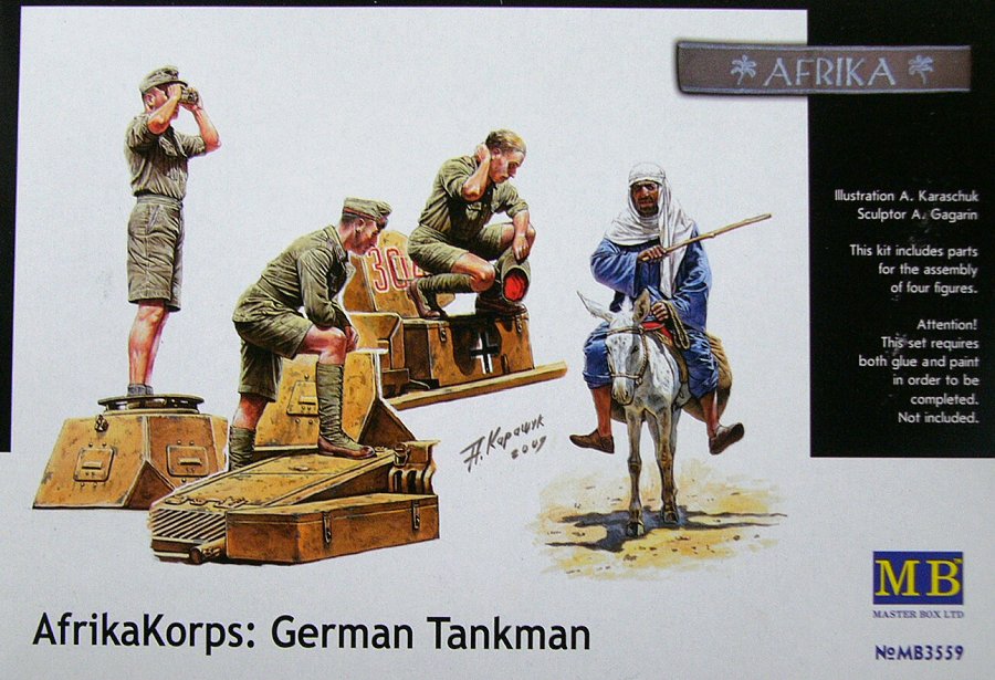 1/35 Afrika Korps - German Tankmen
