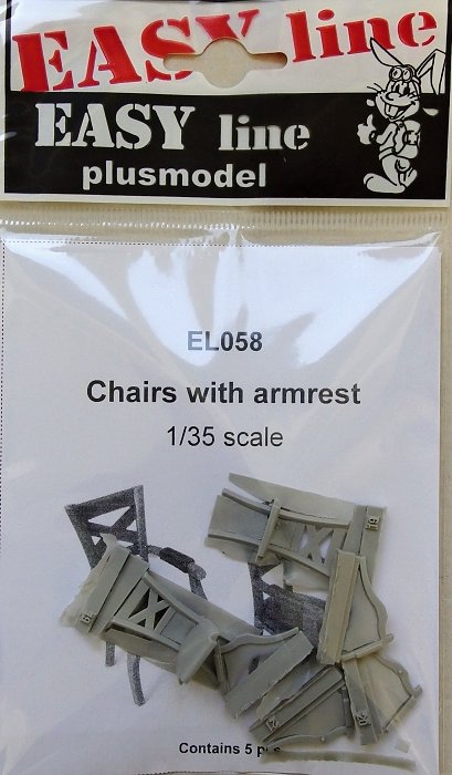 1/35 Chairs with armrest (2 pcs.) EASY LINE