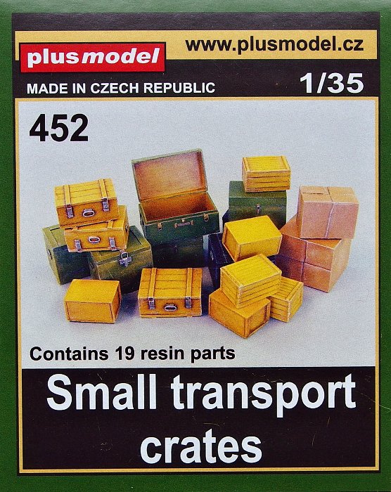 1/35 Small transport crates (resin set)