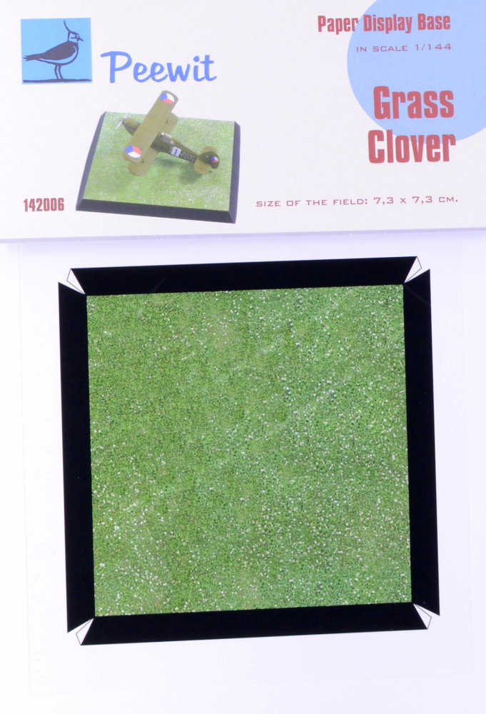 1/144 Paper Display Base - GRASS CLOVER
