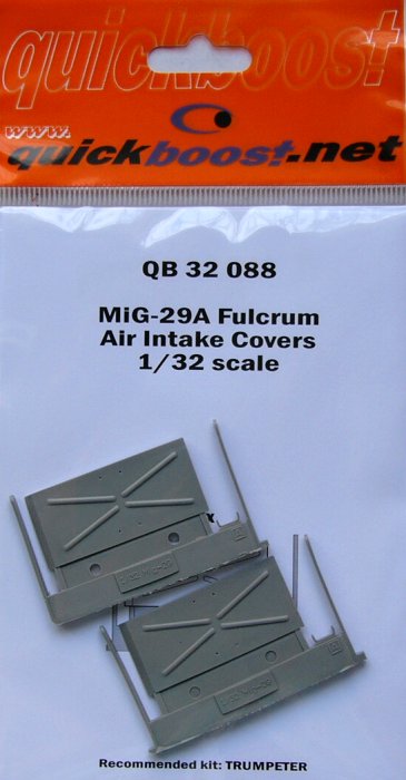 1/32 MiG-29A Fulcrum intake covers /A/ (TRUMP)