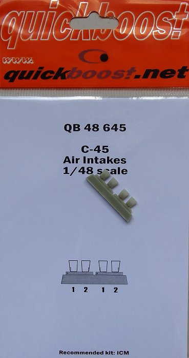 1/48 C-45 air intakes (ICM)