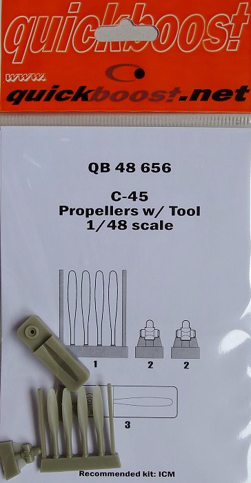 1/48 C-45 propellers w/tool (ICM)