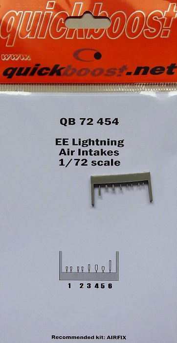 1/72 EE Lightning air intakes (AIRF)