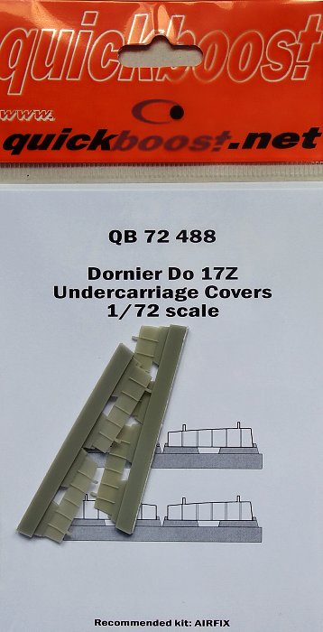 1/72 Dornier Do 17Z undercarriage covers (AIRF)