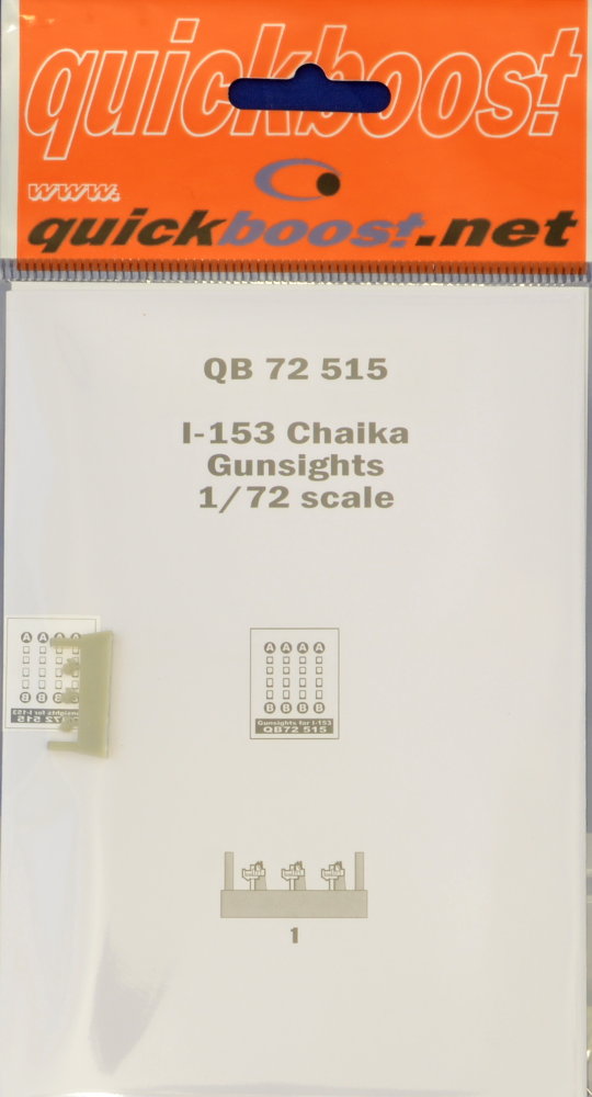 1/72 I-153 Chaika gunsights