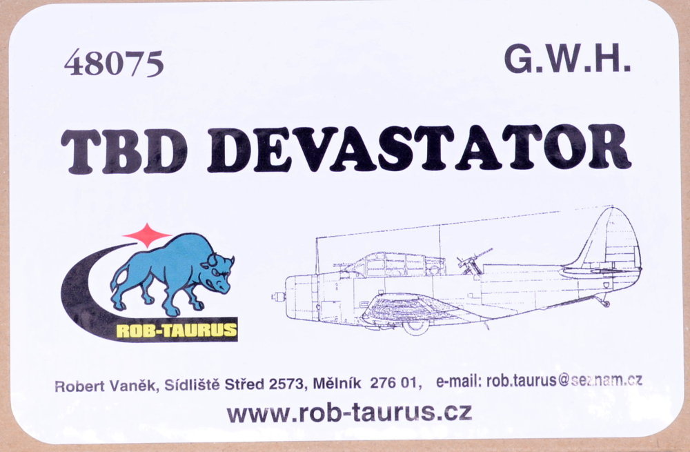 1/48 Vacu Canopy TBD Devastator (G.W.H.)