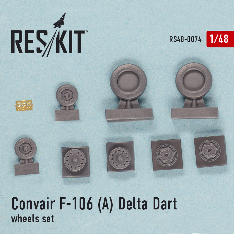 1/48 F-106(A) Delta Dart wheels set (HAS,REV)