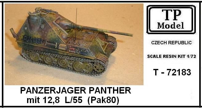 1/72 Panzerjager Panther with 12,8 L/55 (Pak80)