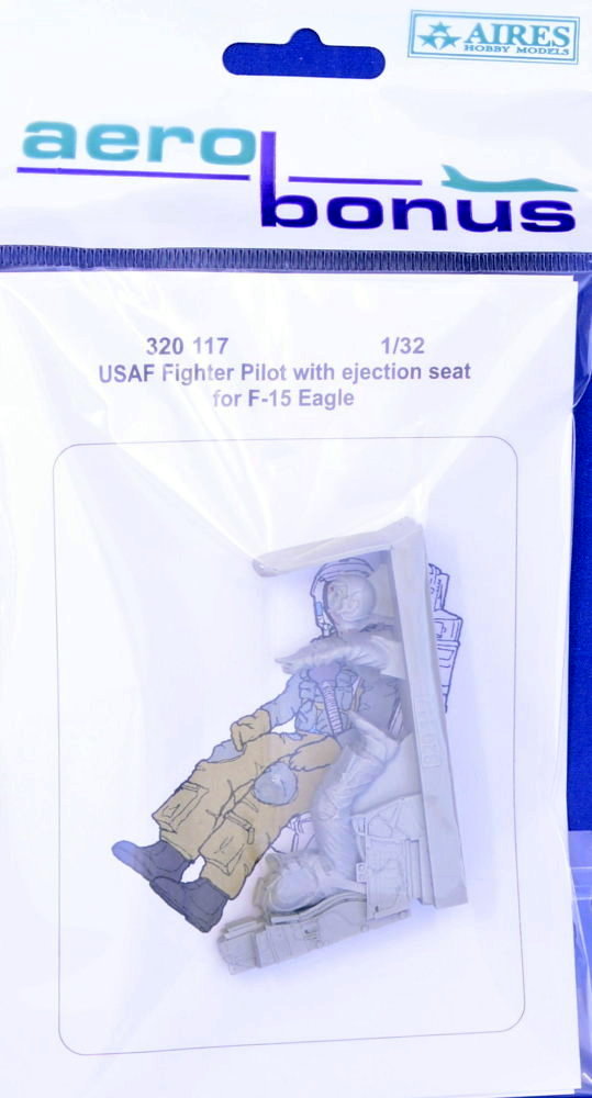 1/32 USAF Fighter Pilot w/ ejection seat (TAM/REV)