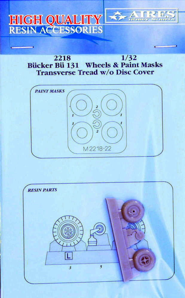 1/32 Bu 131 wheels & paint masks w/o disc cover