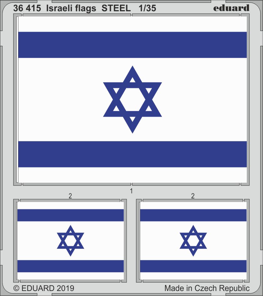 SET Israeli flags