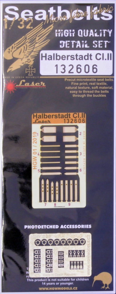 1/32 Seatbelts Halbertstadt CI.II (laser)