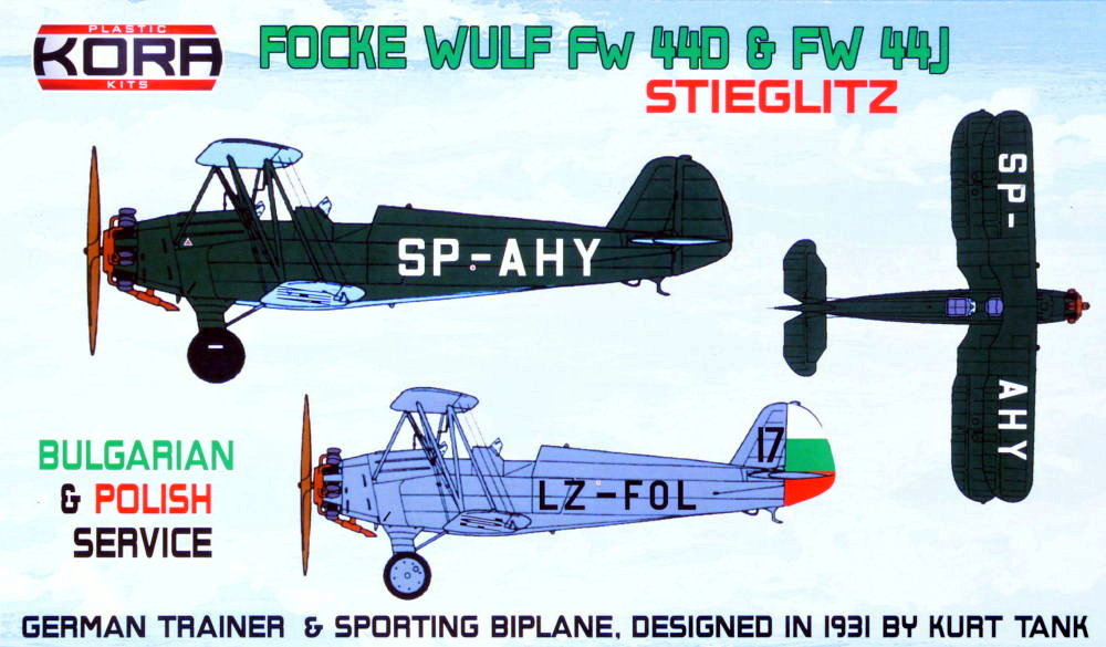 1/72 Fw 44D & Fw 44J Bulgarian and Polish Service