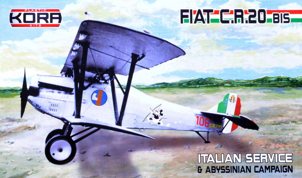 1/72 Fiat C.R.20 bis Italian Service (4x camo)