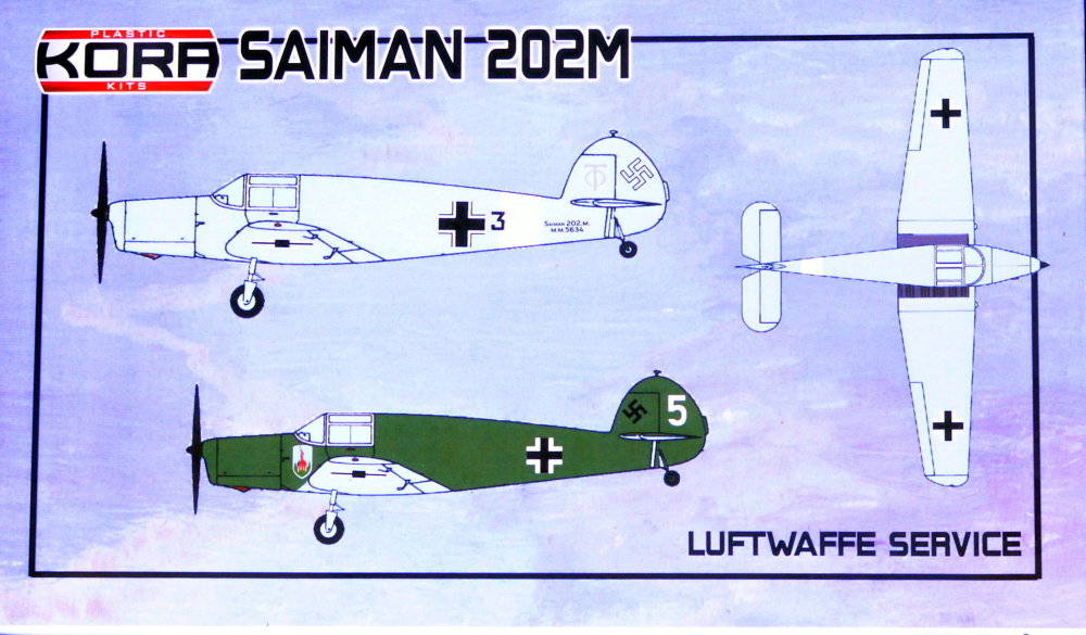 1/72 Saiman 202M Luftwaffe Service
