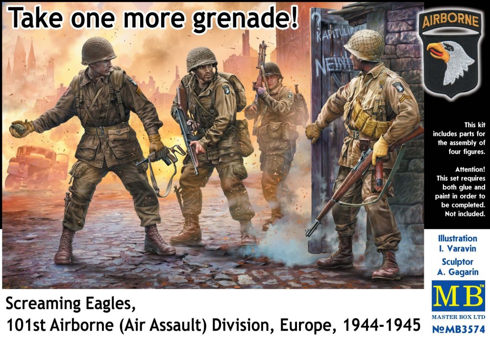 1/35 101st Airborne Divis., Europe 1944-45 (4 fig)