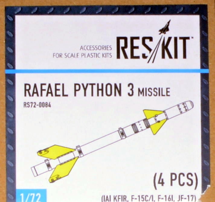 1/72 Rafael Python 3 missile (4 pcs.)