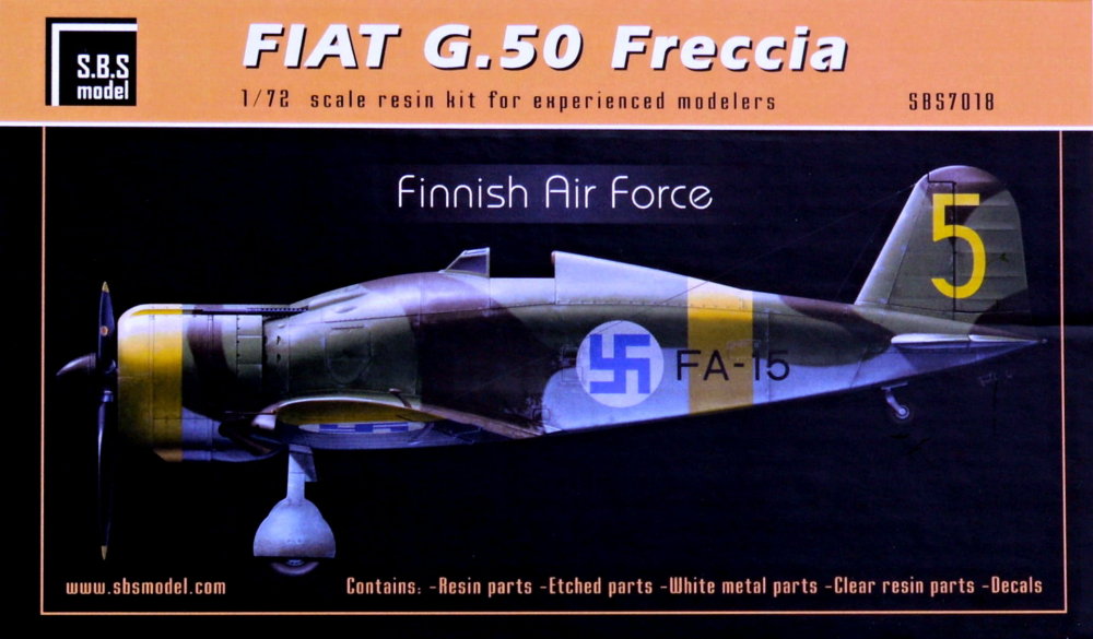 1/72 Fiat G.50 Freccia Finnish AF (resin kit)