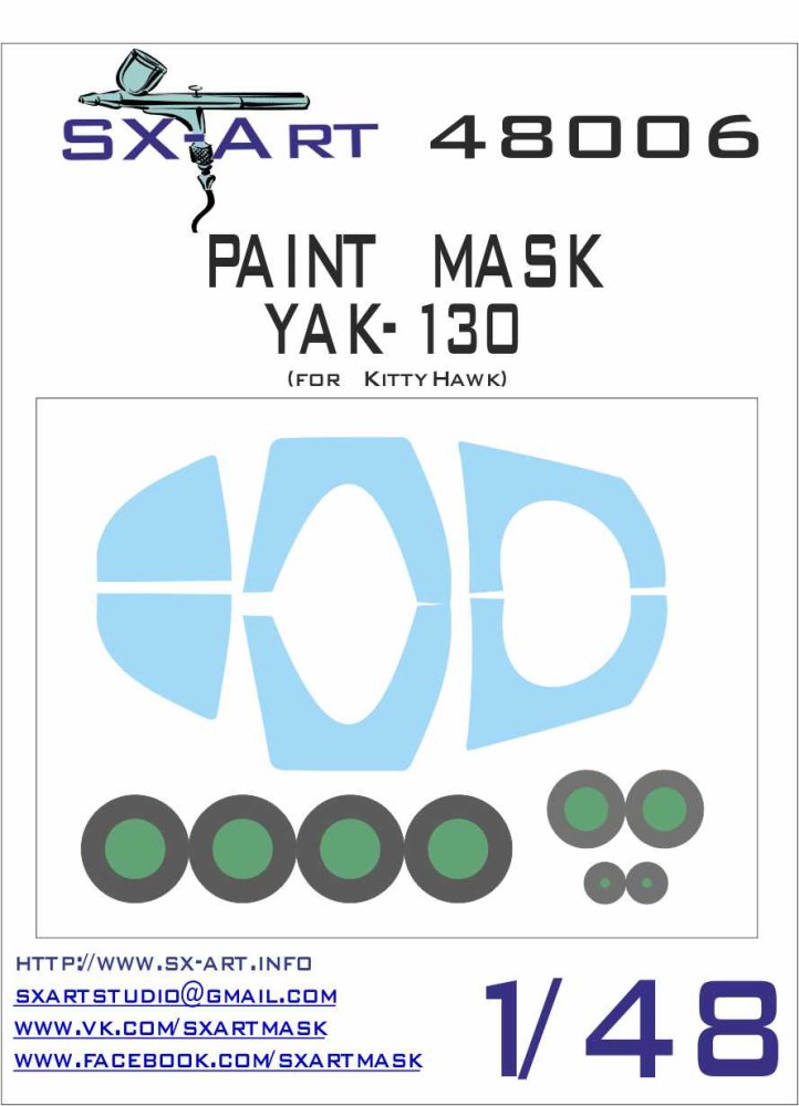 1/48 Yak-130 Painting Mask (KITTYH)