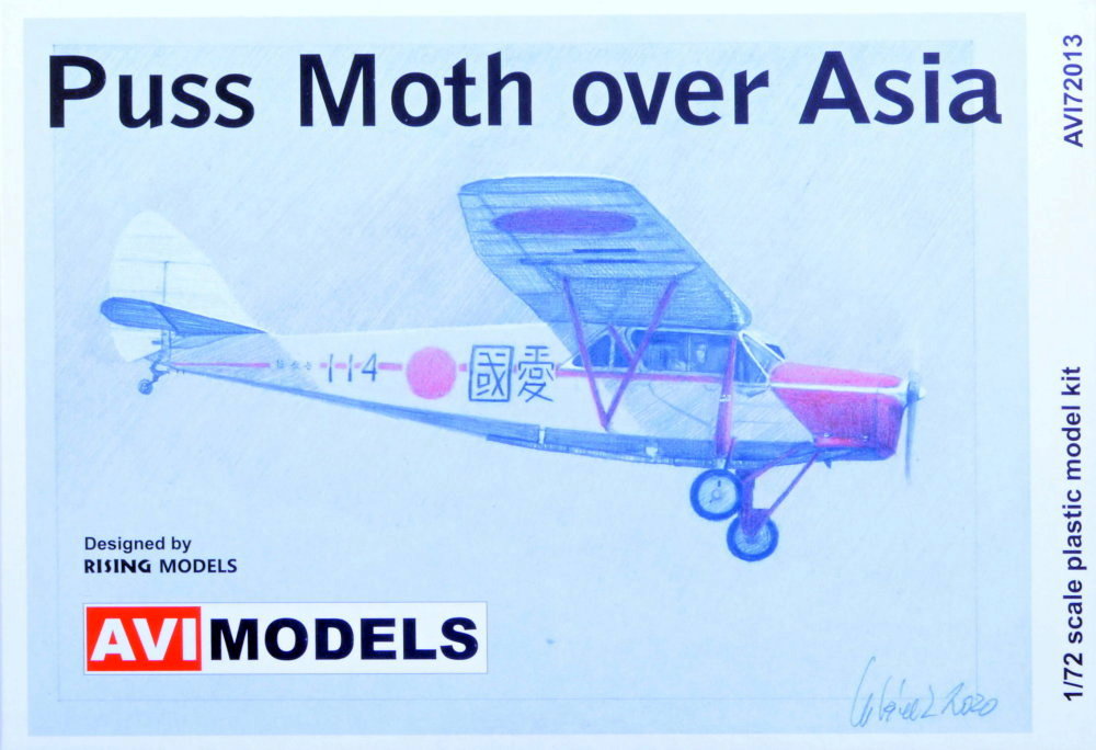 1/72 Puss Moth over Asia (4x camo)
