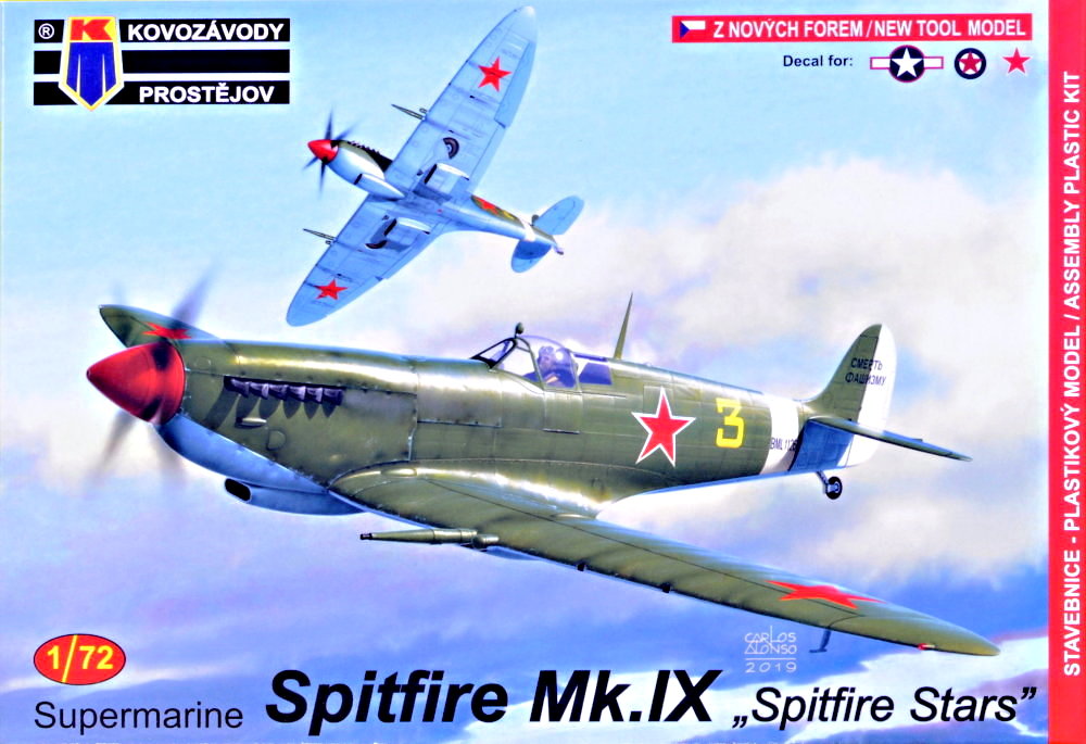 1/72 Spitfire Mk.IX 'Spitfire Stars' (3x camo)